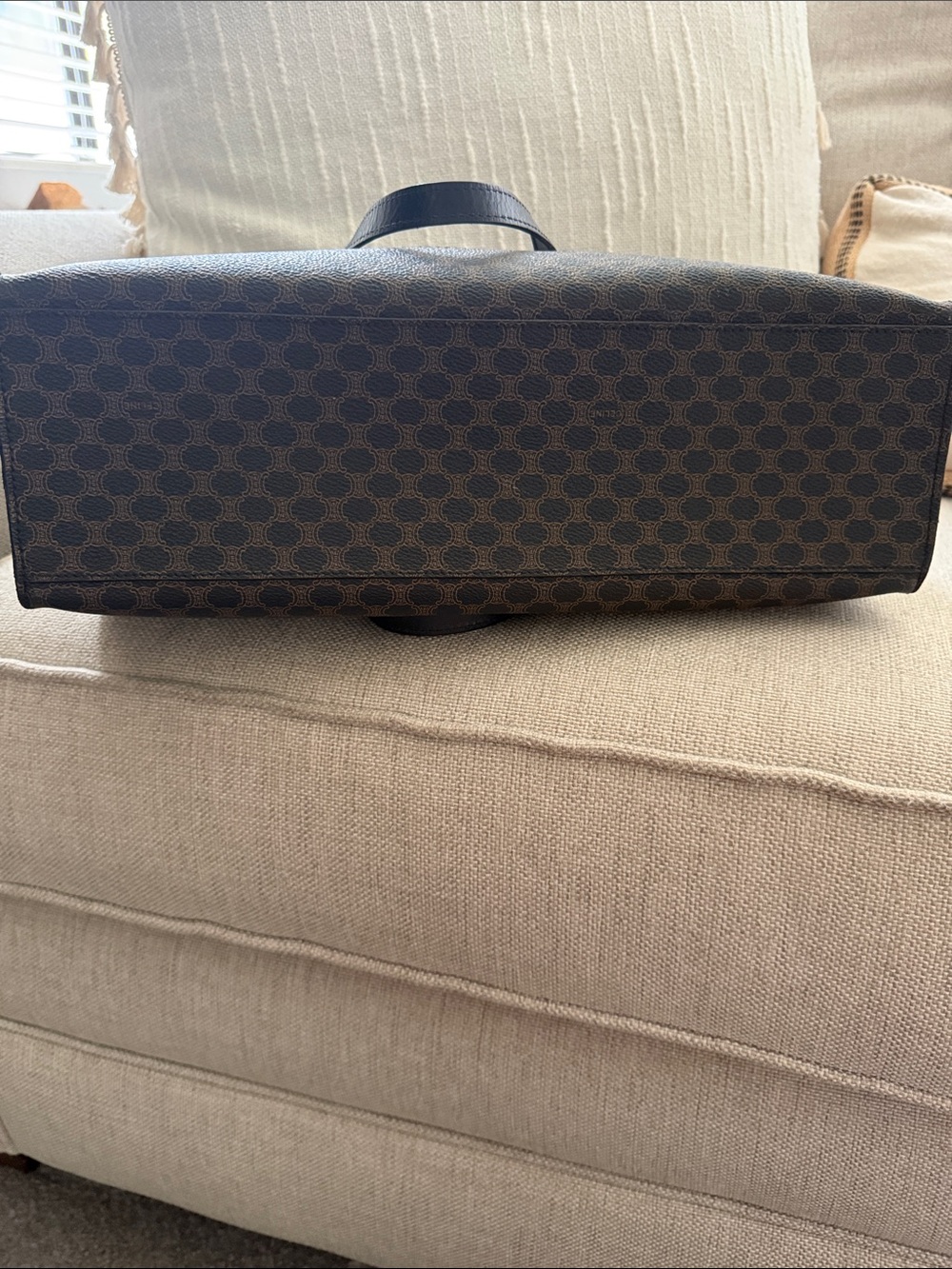 Celine Macadam Black Shoulder Bag Rare - Picture 12 of 12